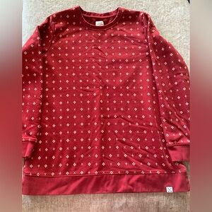 Lands' End Deep Red Sweatshirt